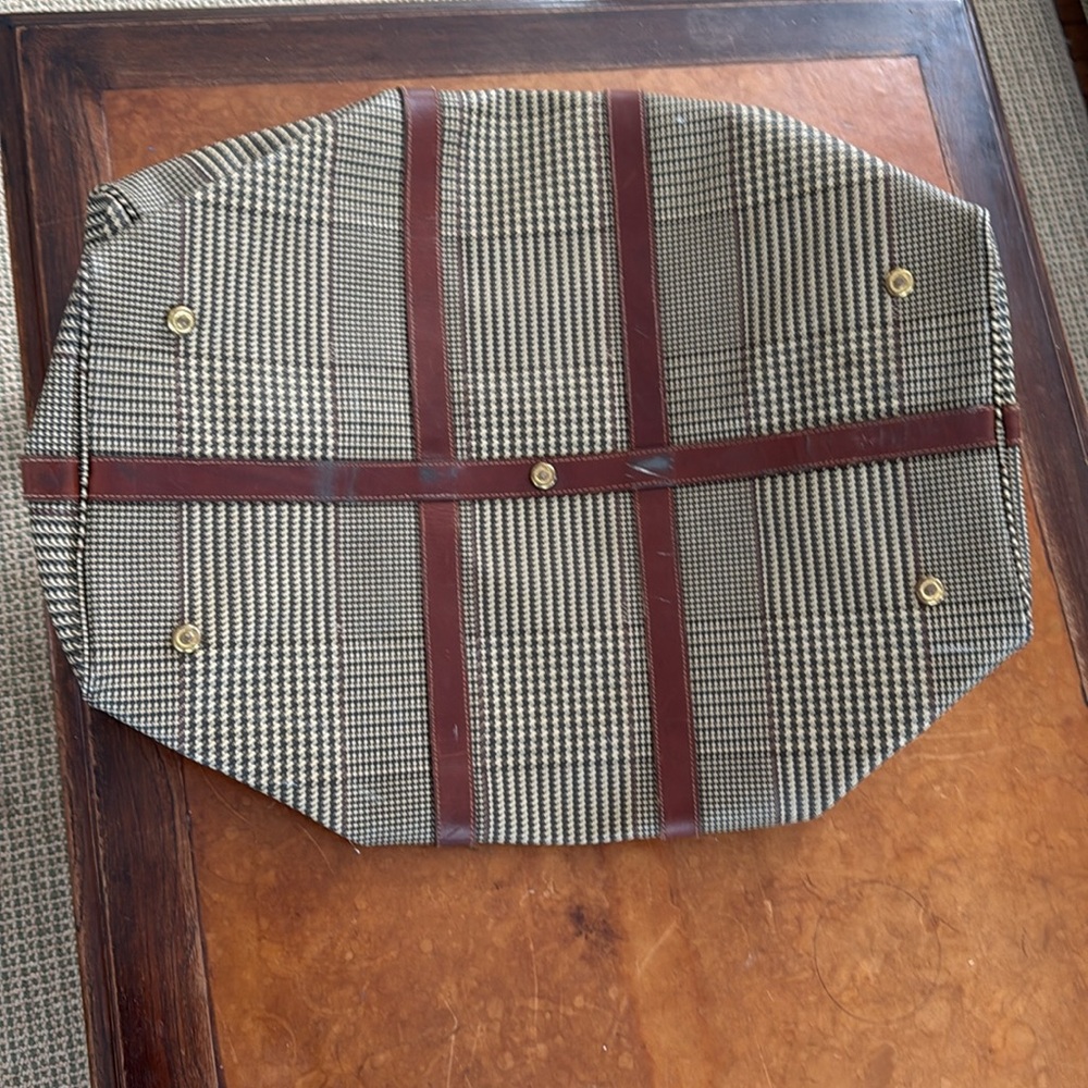 Polo Ralph Lauren Vintage Men’s Classic Houndstooth Weekender Duffel Bag - Picture 7 of 7